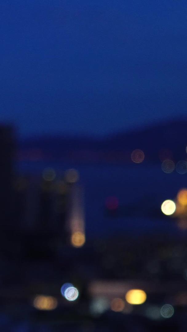 城市夜光虚焦集合视频的预览图