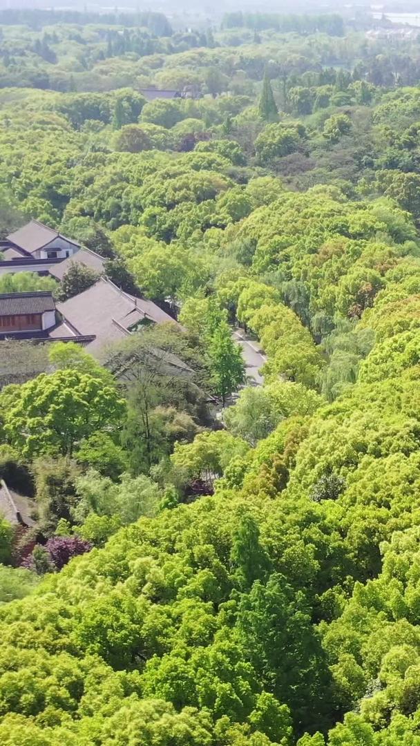 绍兴柯岩景区自然风光航拍视频视频的预览图