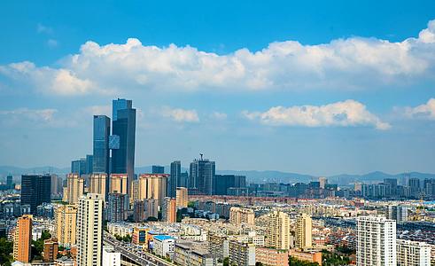 8k江苏南京城市空镜建筑群延时视频视频的预览图