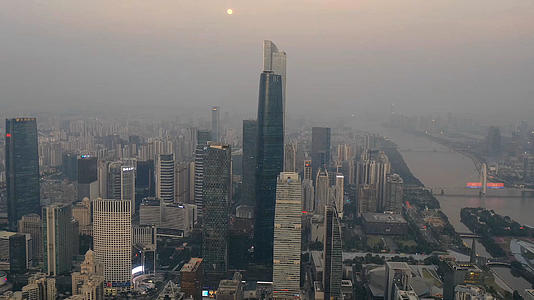 广州天际线航拍延时视频的预览图