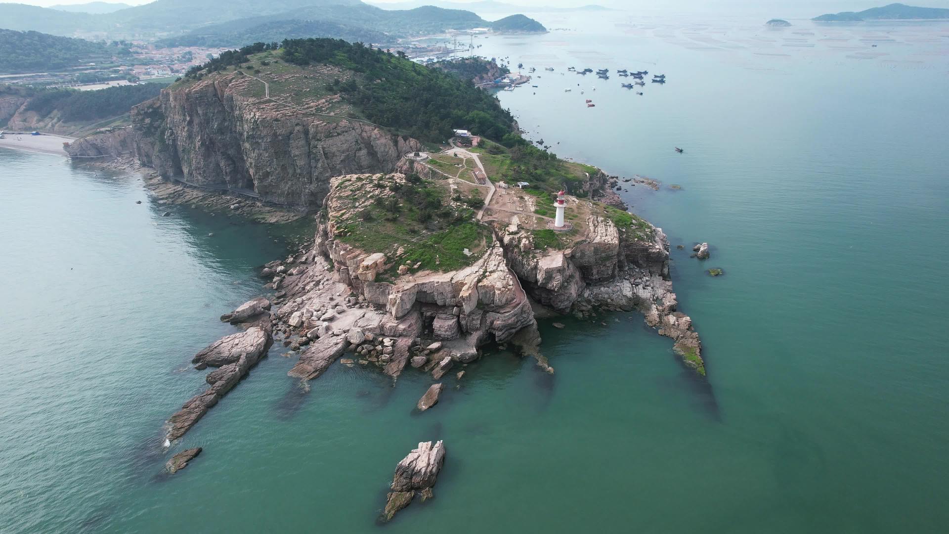 烟台长岛航拍中国十大最美岛屿视频的预览图