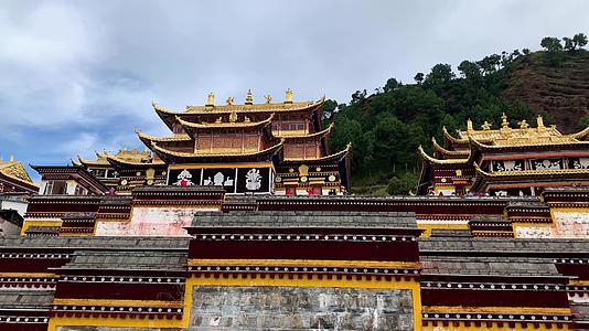 甘南藏族自治州著名景点郎木寺视频合集视频的预览图