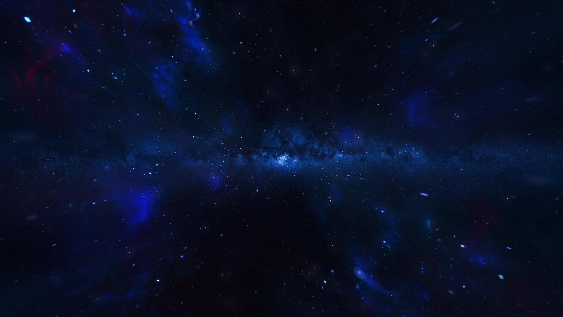 4K震撼星空穿梭背景视频的预览图