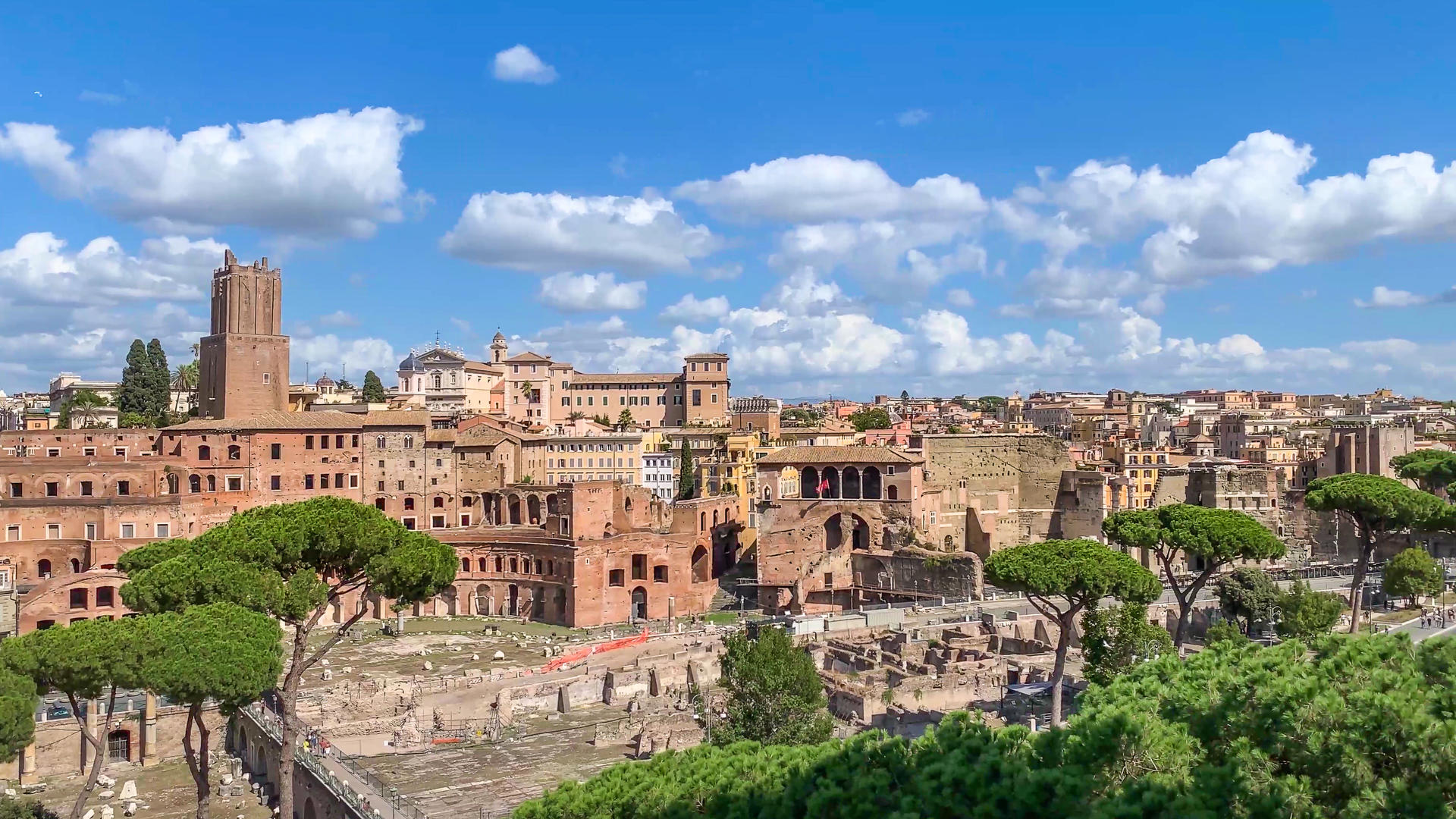 罗马城市建筑延时风光视频的预览图