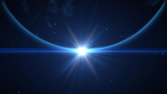 蓝色星空背景视频的预览图