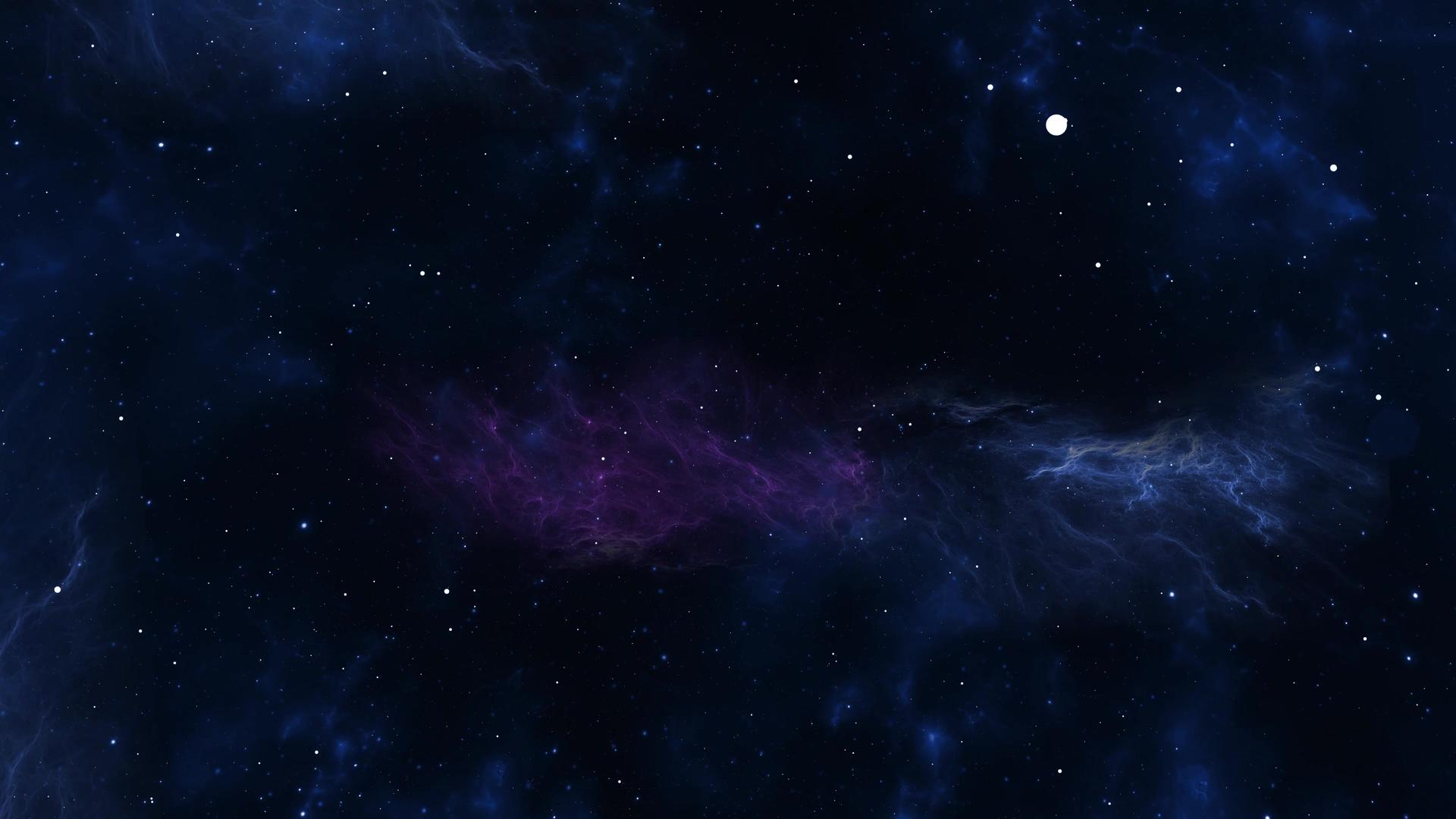 4K震撼星空穿梭粒子背景视频的预览图