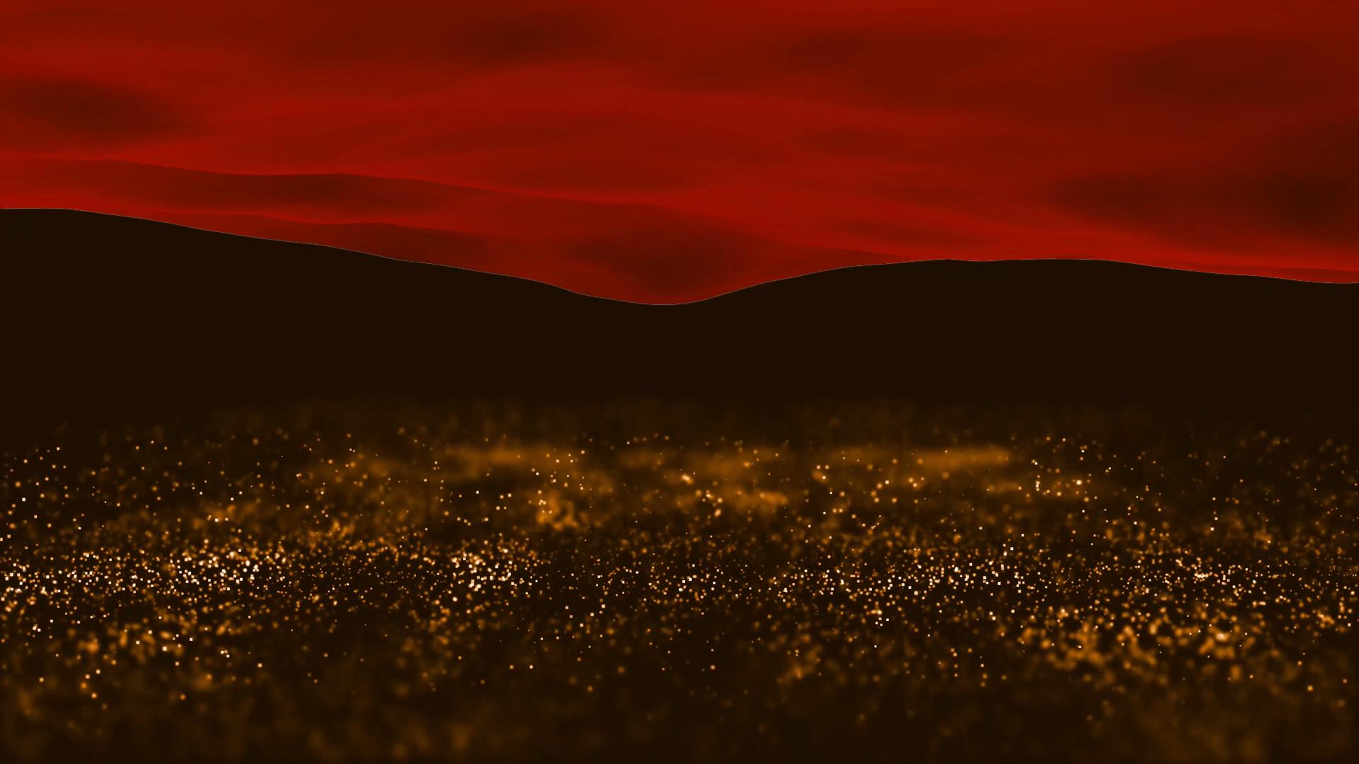 4K粒子红色丝绸背景视频的预览图