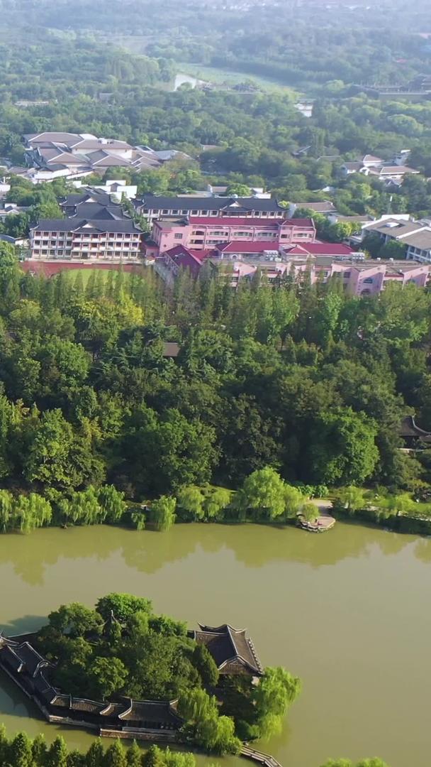 扬州瘦西湖航拍视频的预览图