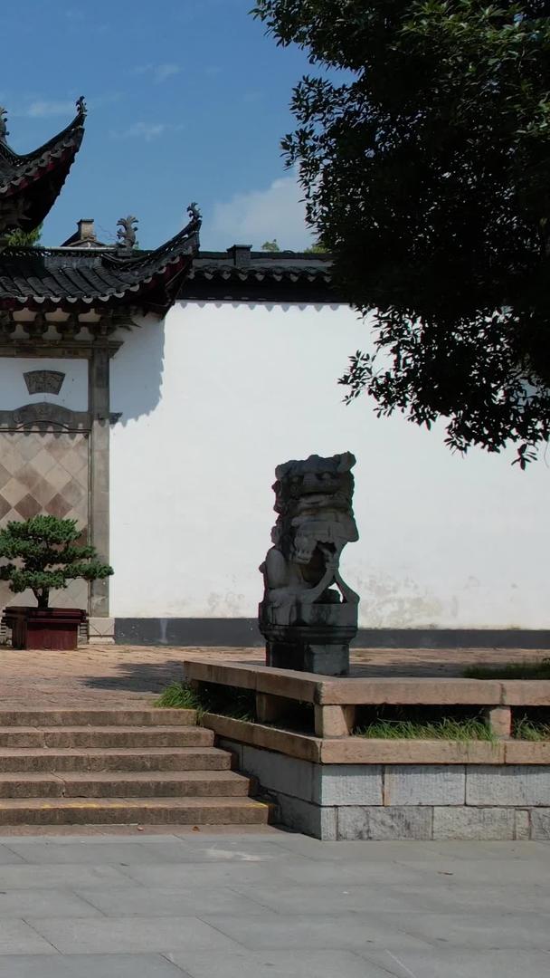 长江采石矶文化生态旅游景点5A李白纪念馆建筑视频视频的预览图
