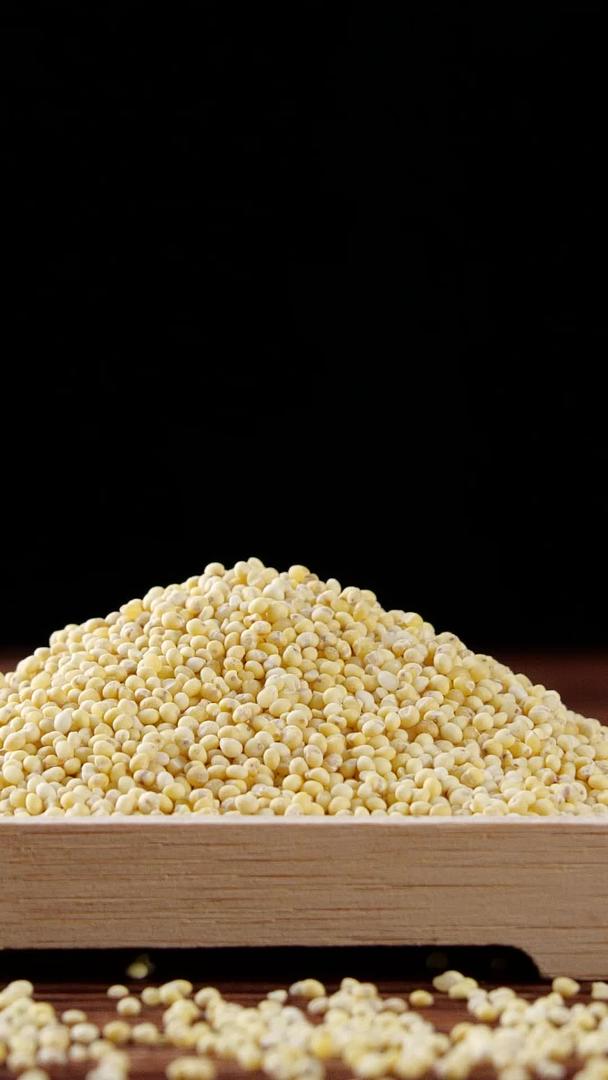 黄小米高清小米养生食材视频的预览图
