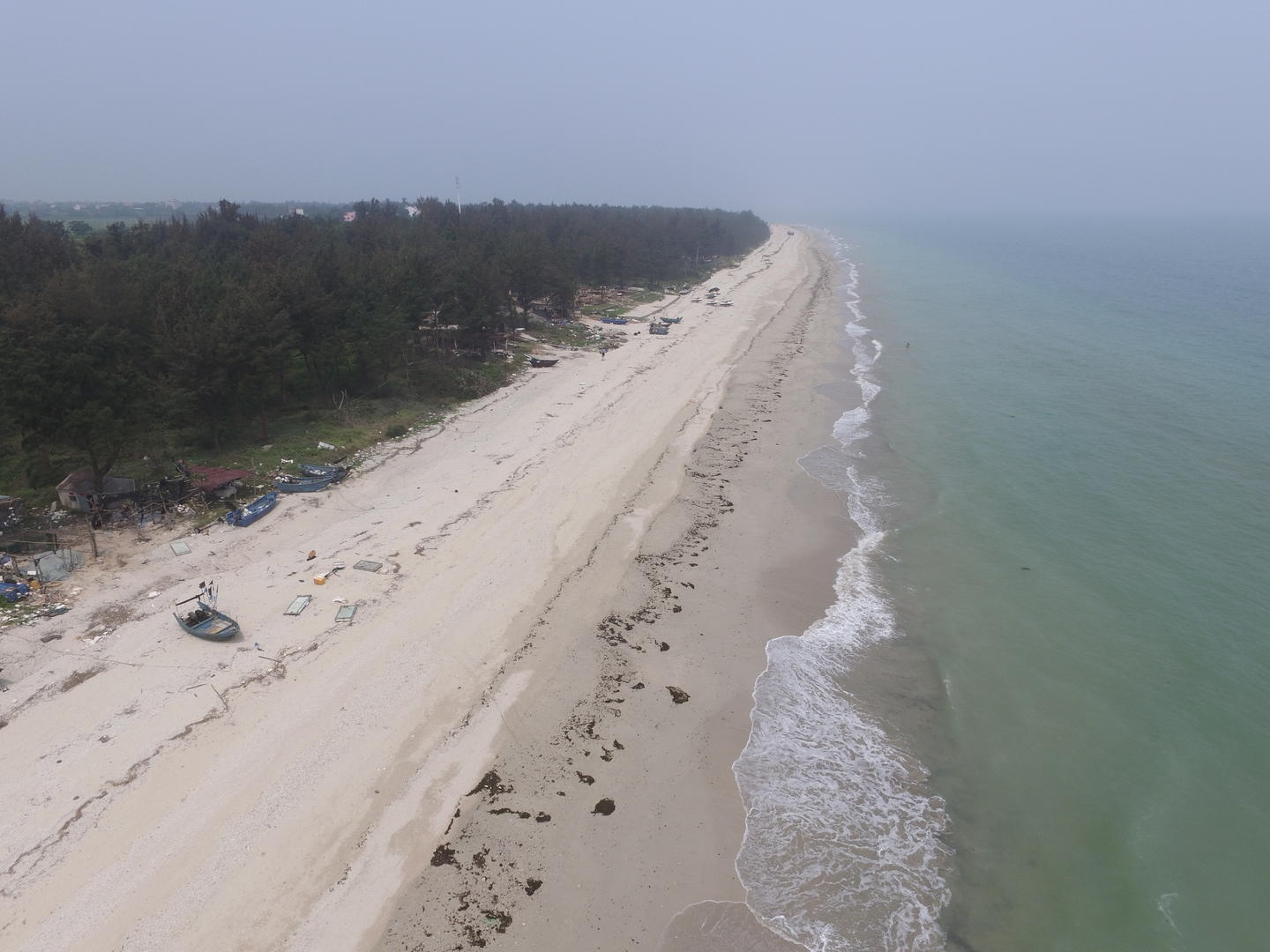 涠洲岛森林沙滩海岸线航拍视频的预览图