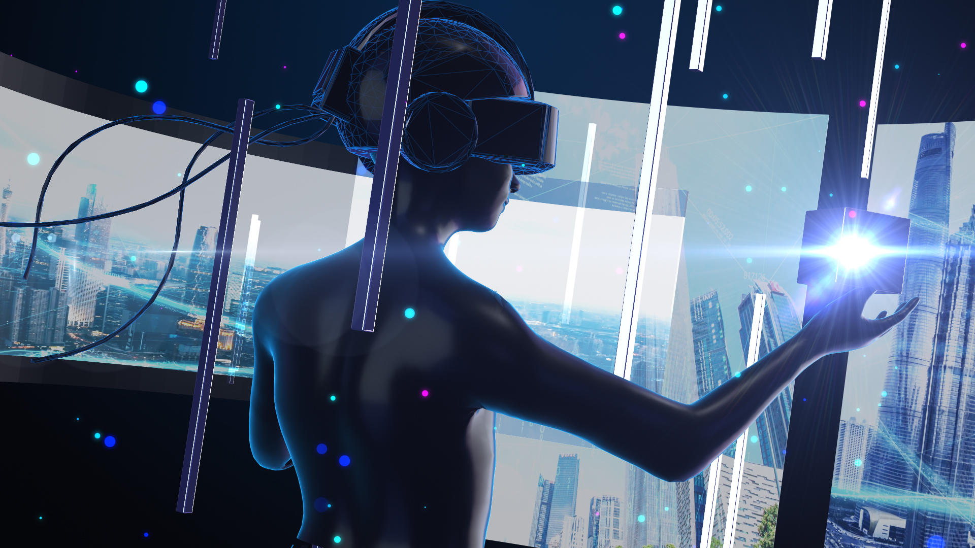 未来科技VR虚拟展示视频的预览图