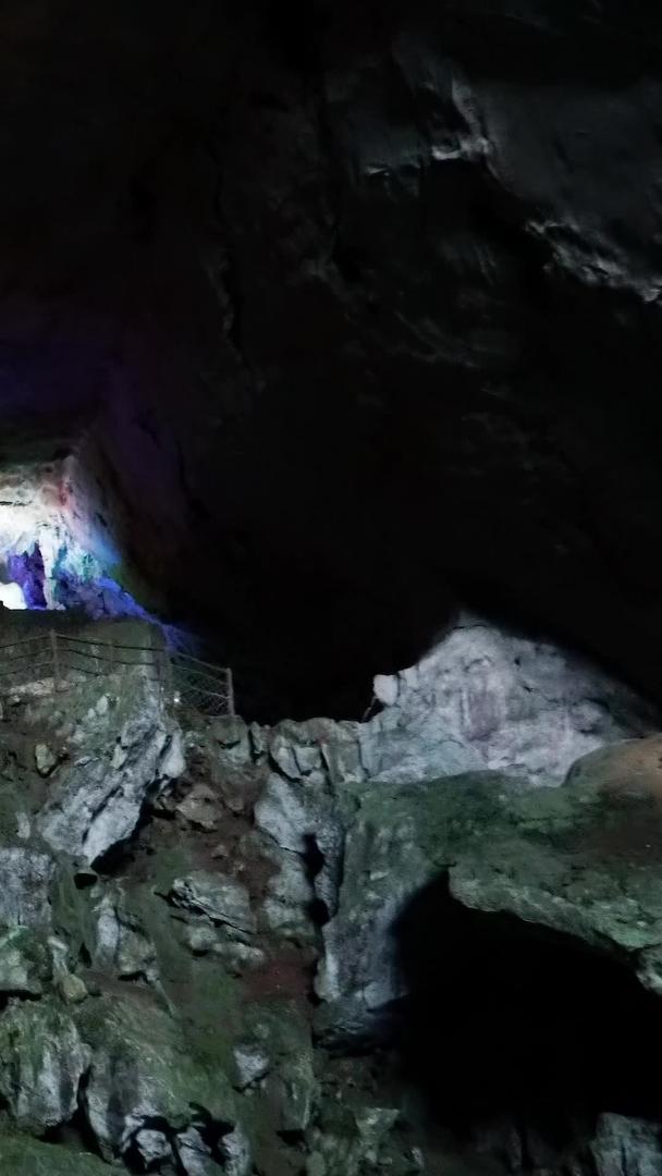 广东省清远连州地下河溶洞5A景区实拍视频视频的预览图