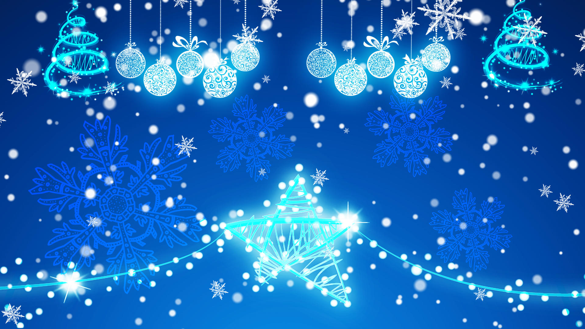 圣诞树圣诞节动态背景视频4K唯美浪漫绚丽粒子视频的预览图