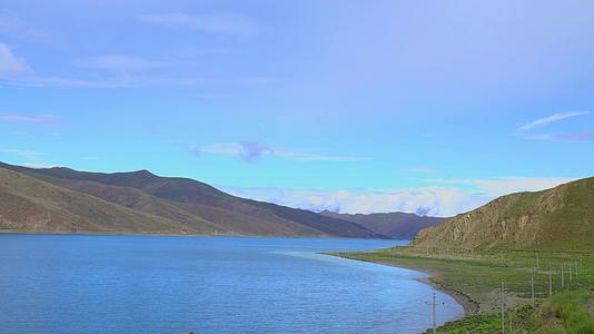 西藏高原湖泊延时视频mp44K视频素材