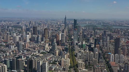 南京新街口城市航拍视频的预览图