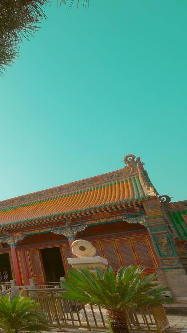 金銮殿故宫正殿全景崇政殿视频的预览图