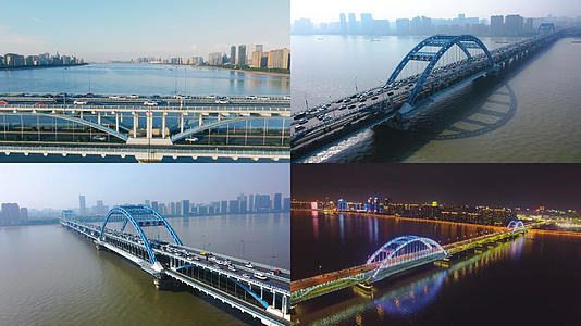 【城市宣传片】4K浙江杭州复兴大桥合集视频的预览图