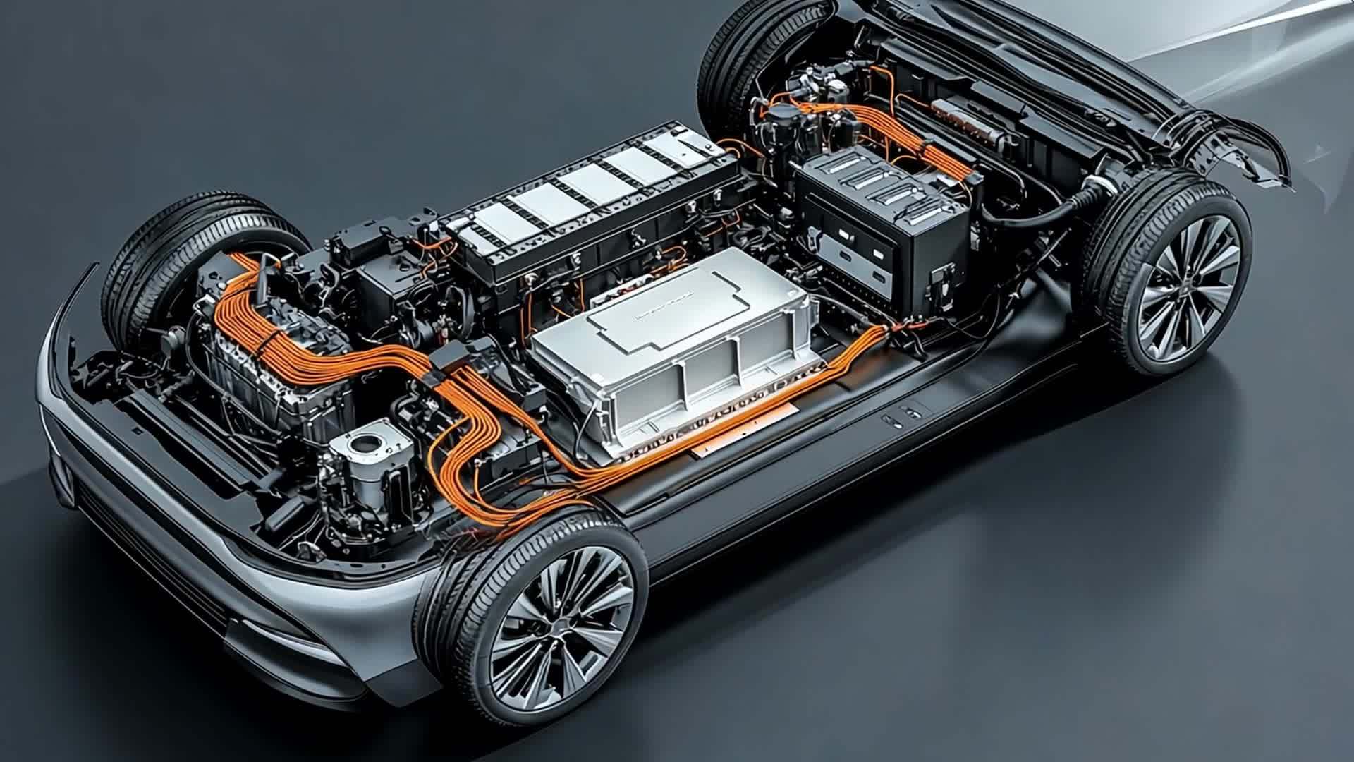 新能源汽车动力系统电动汽车电池结构分析视频的预览图