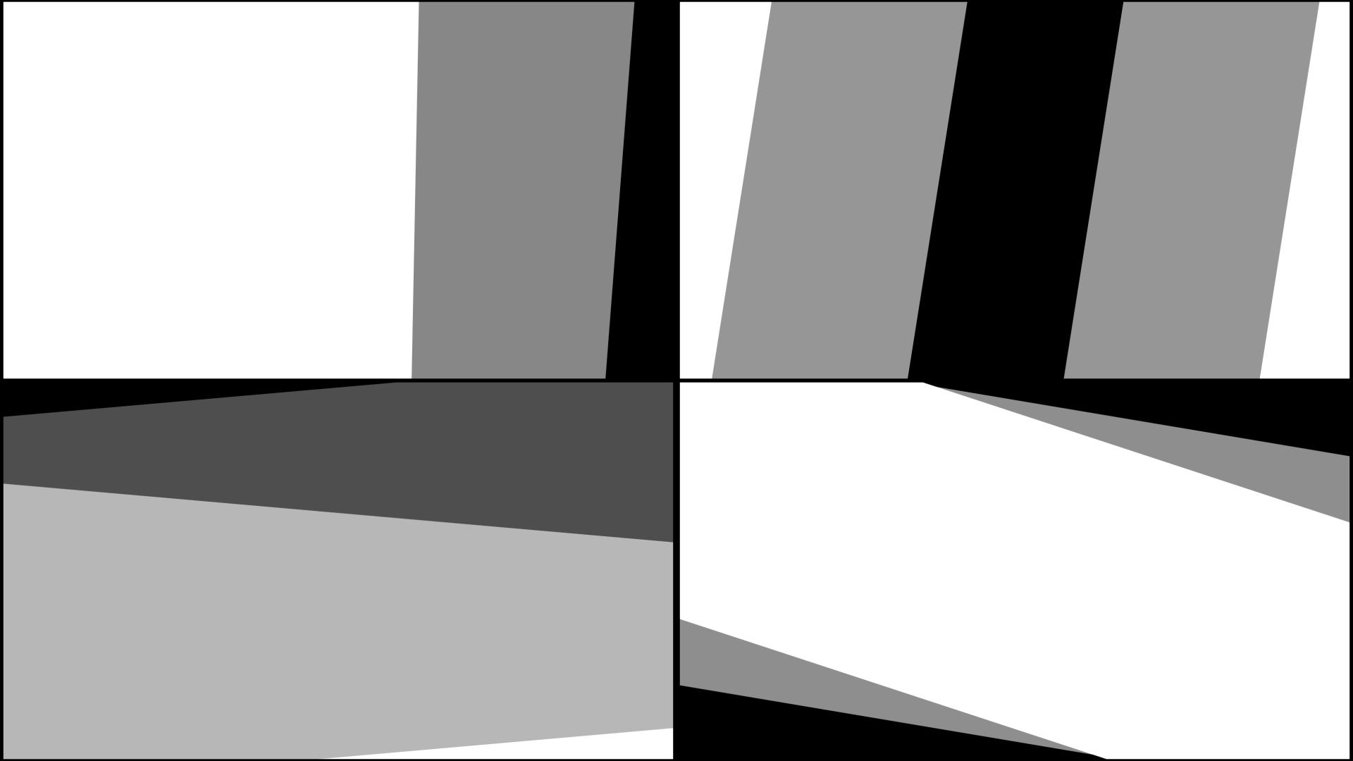 一组黑白形状位移遮罩转场视频的预览图