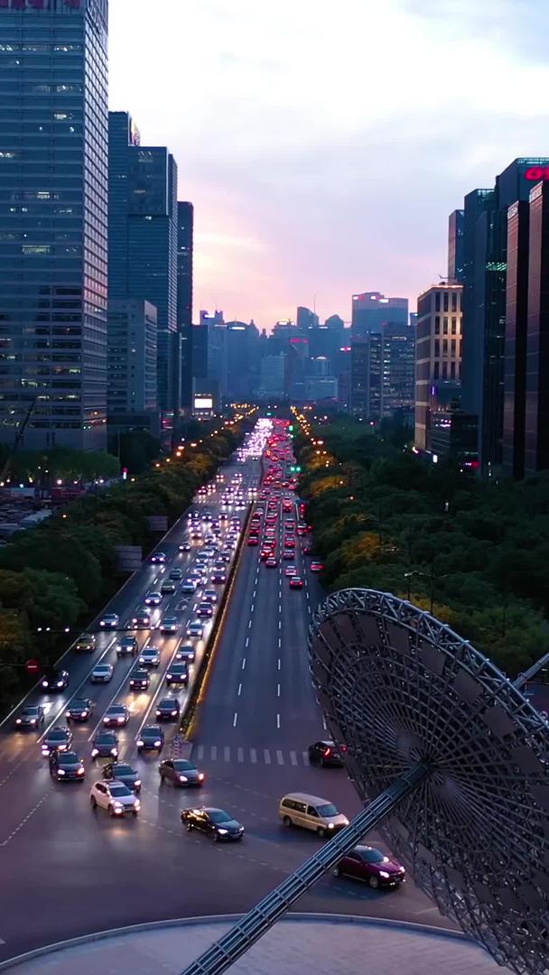 上海世纪大道航拍视频的预览图