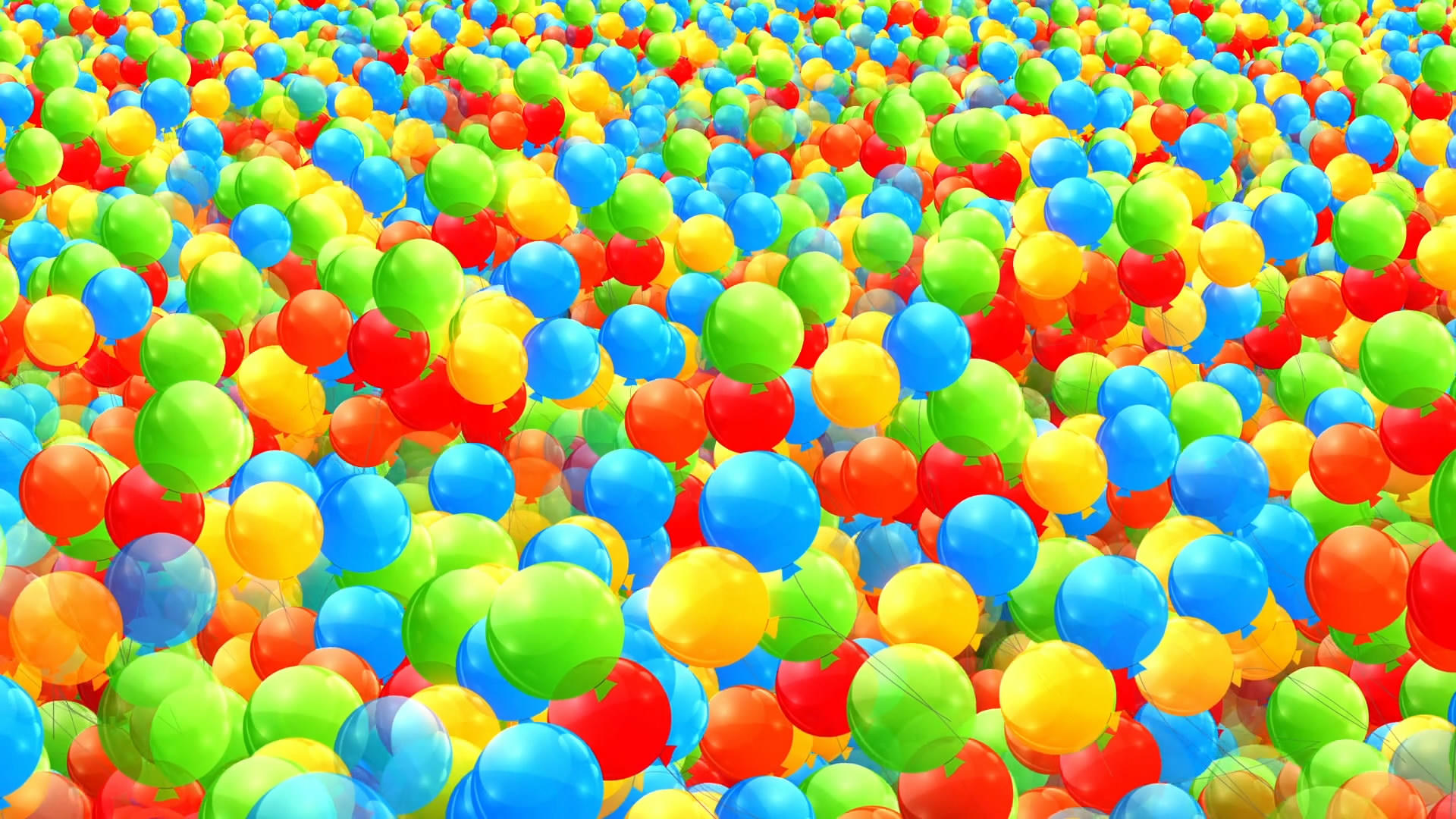 气球动画背景素材视频的预览图