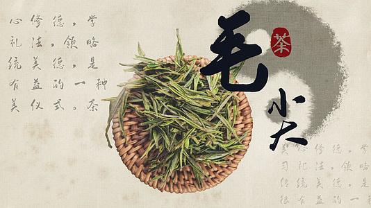 水墨中国风茶道文化穿梭图文展示AE模版视频的预览图
