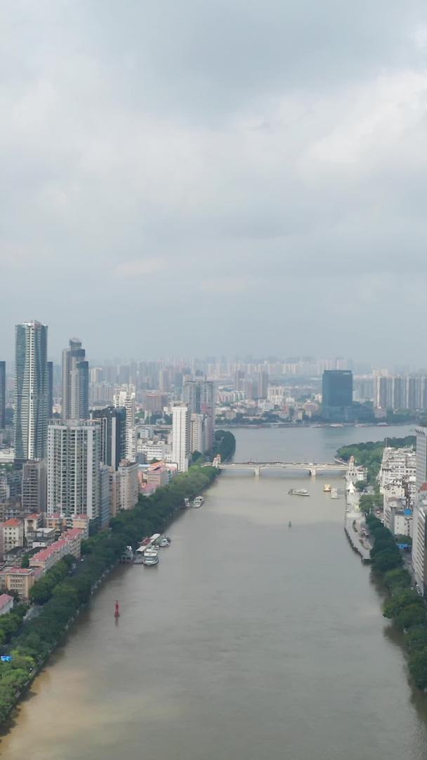 珠江两岸的广州城市风景视频的预览图