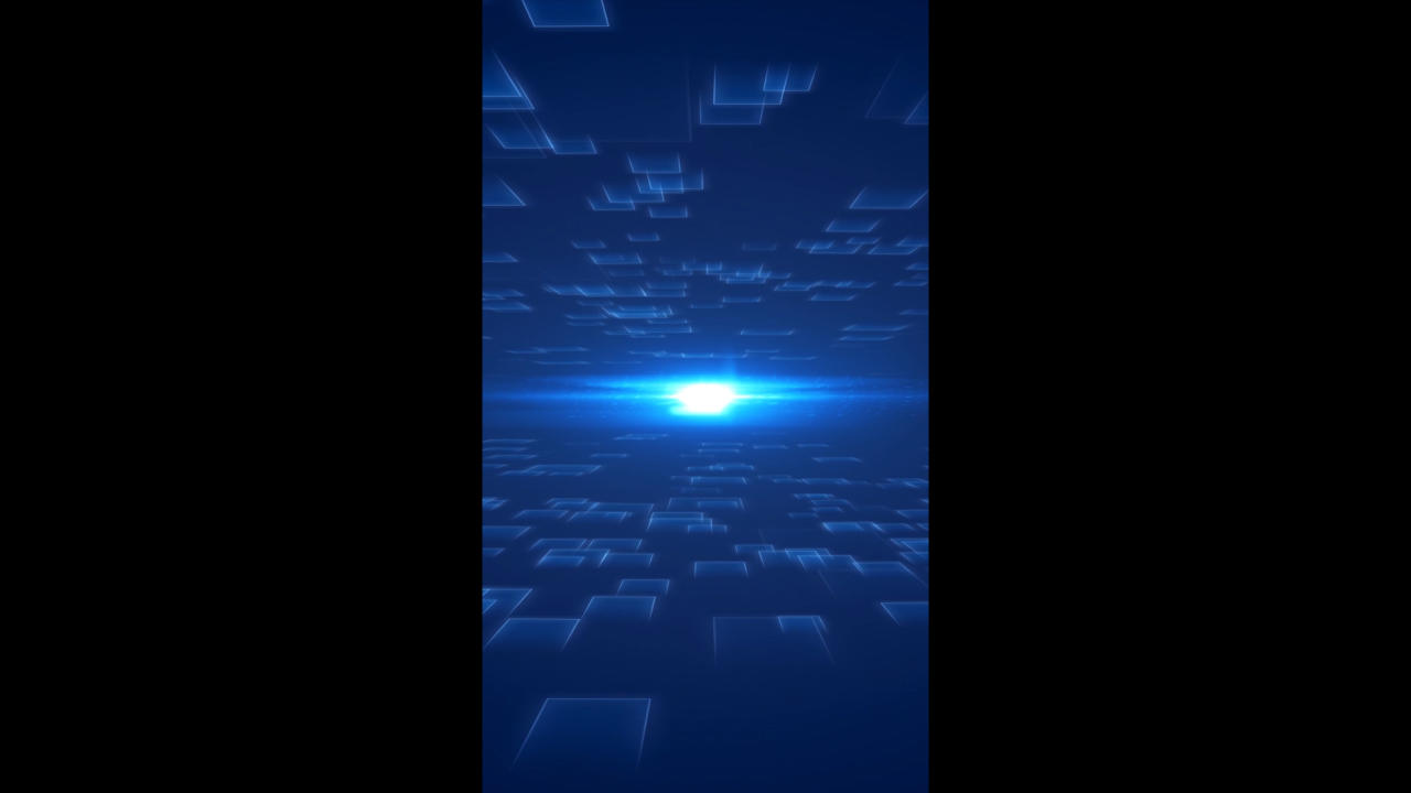 蓝色科技粒子背景视频的预览图