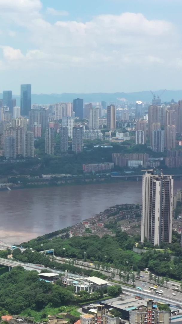 重庆长江城市江景航拍素材视频的预览图