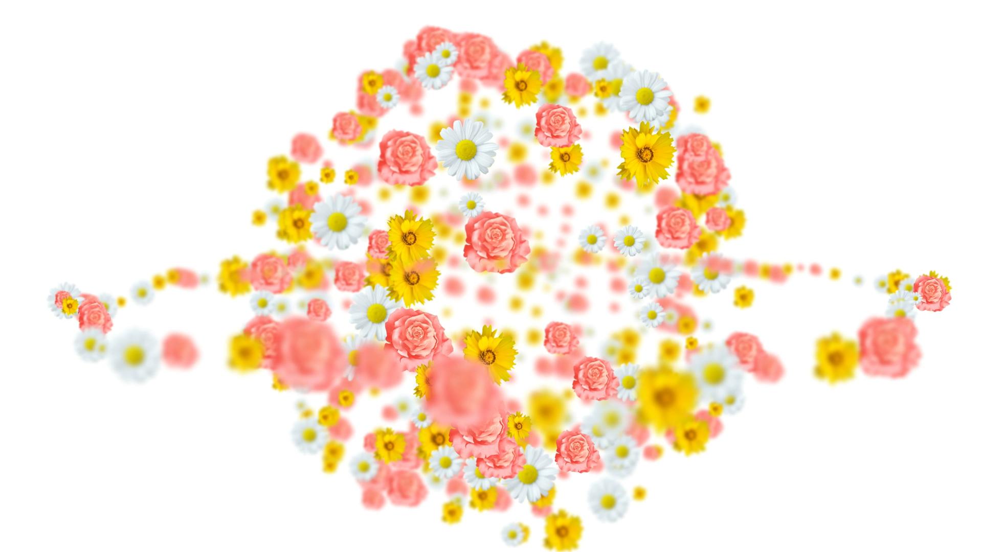 花卉星球视频背景视频的预览图