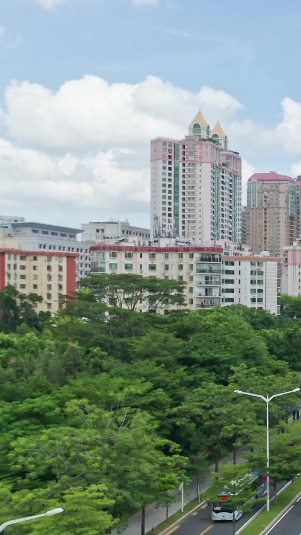 深圳福田cbd建筑交通视频的预览图