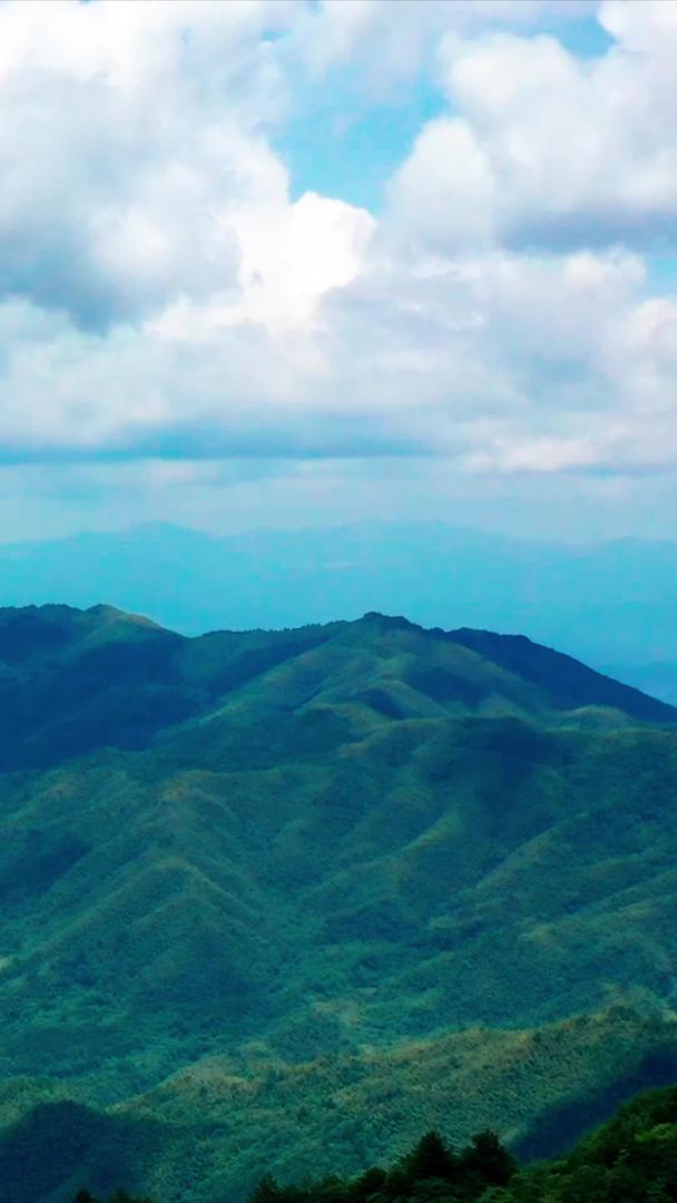 井冈山五指峰航拍风景延时视频的预览图