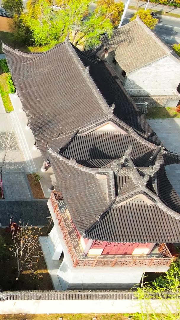 淮安市青龙寺庙航拍视频的预览图