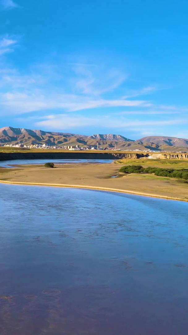 黄河第一湾航拍天下旅游景区视频的预览图