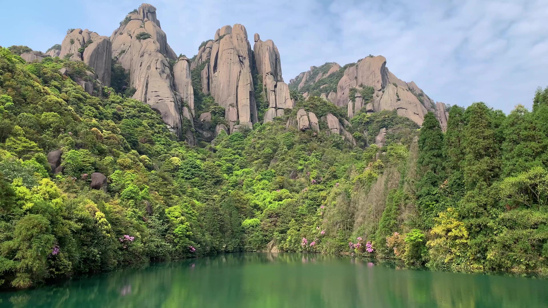 5A太姥山景区龙潭湖景点实拍视频合集视频的预览图