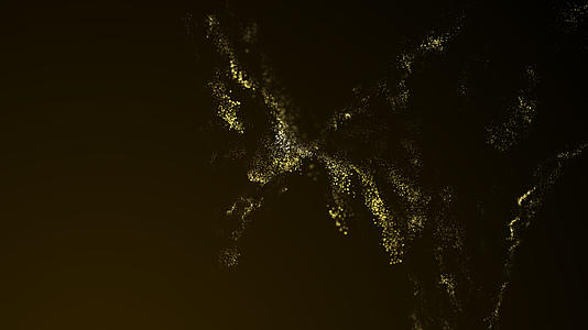 金色粒子背景素材视频的预览图