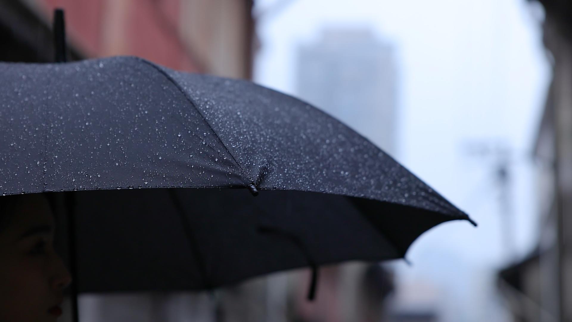 伞上的水滴视频的预览图