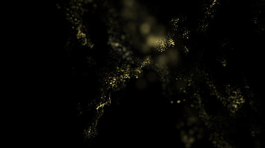 金色空间粒子素材视频的预览图
