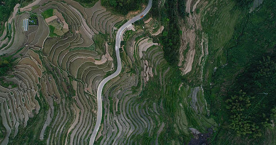 4K高清航拍湖南紫鹊界国家自然与文化双遗产4A景区月牙山观景台视频的预览图