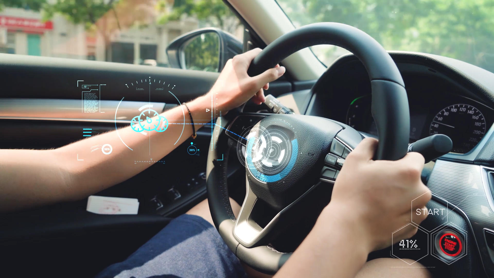 开车科技特效合成视频的预览图