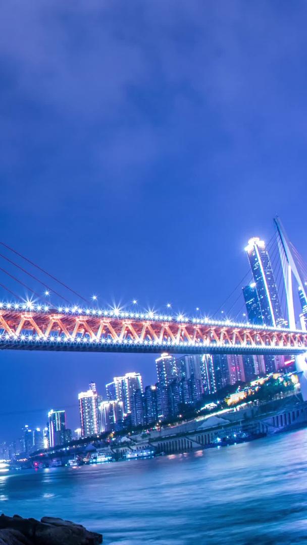 佛江东水门大桥夜景视频的预览图