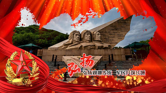 八一建军党政节日PR模版视频的预览图