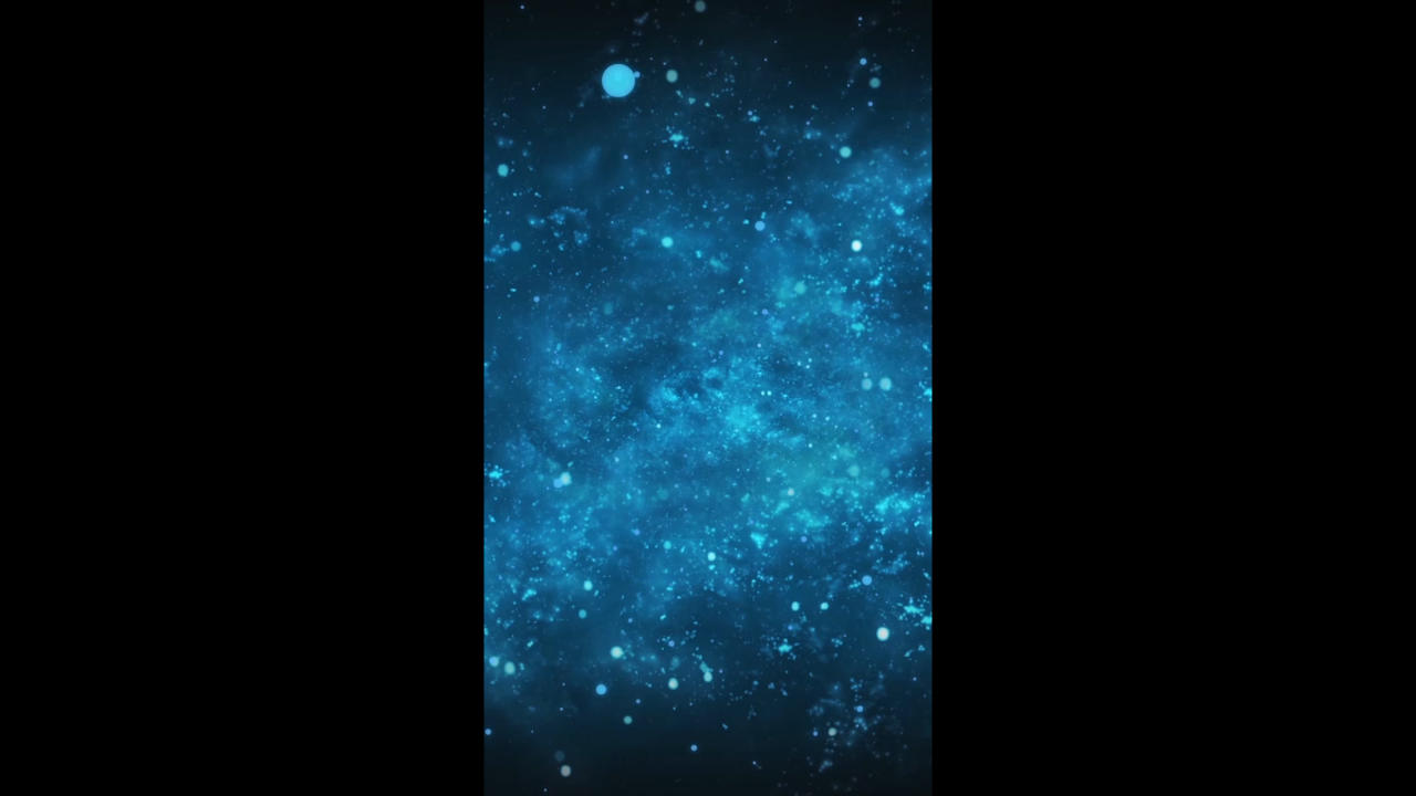 蓝色科技星空粒子背景视频的预览图