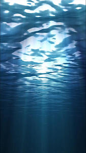 海底水下光影视频的预览图