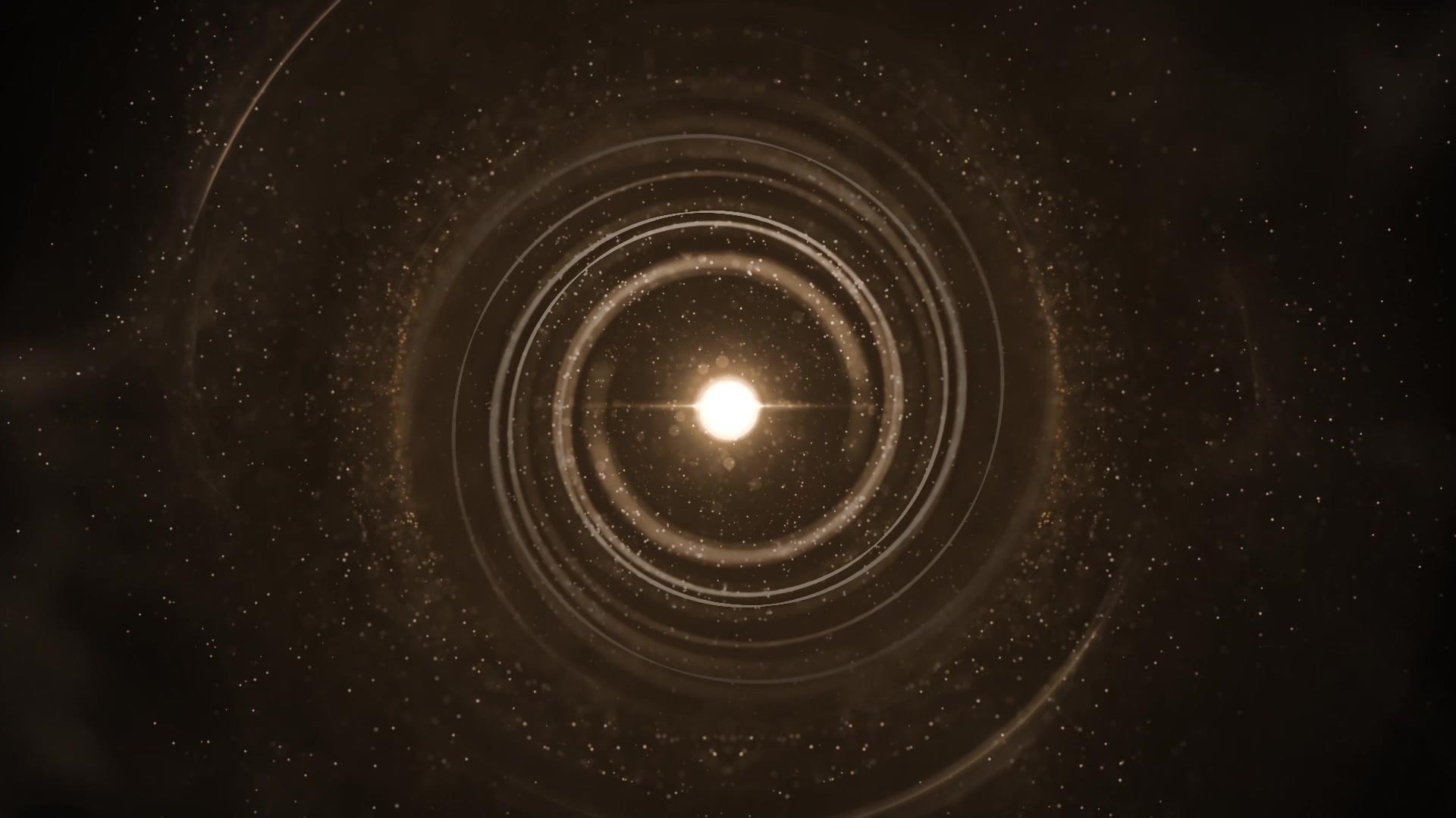 粒子光线旋转旋涡背景视频的预览图