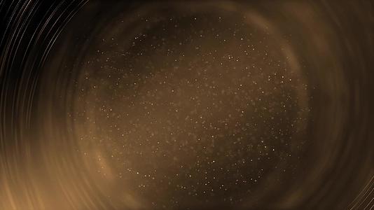 金色粒子光圈视频的预览图