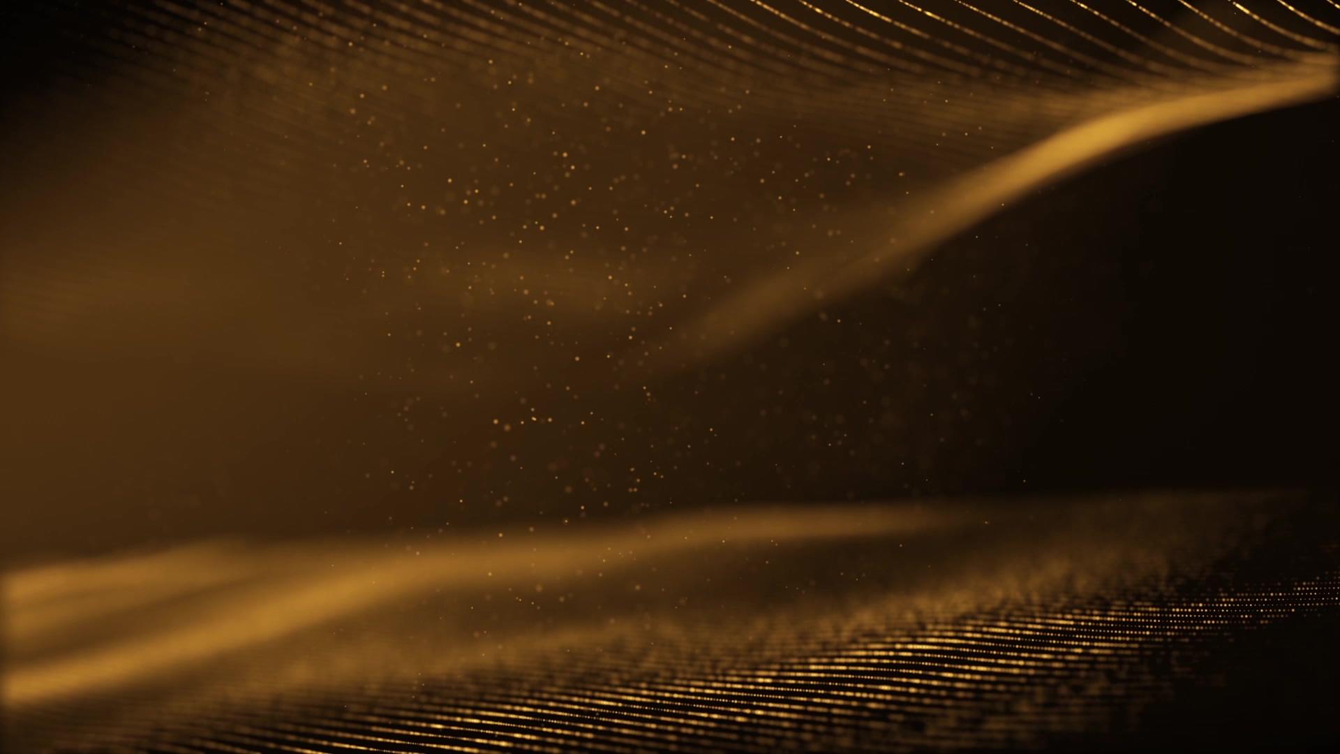 鎏金粒子抽象背景视频的预览图