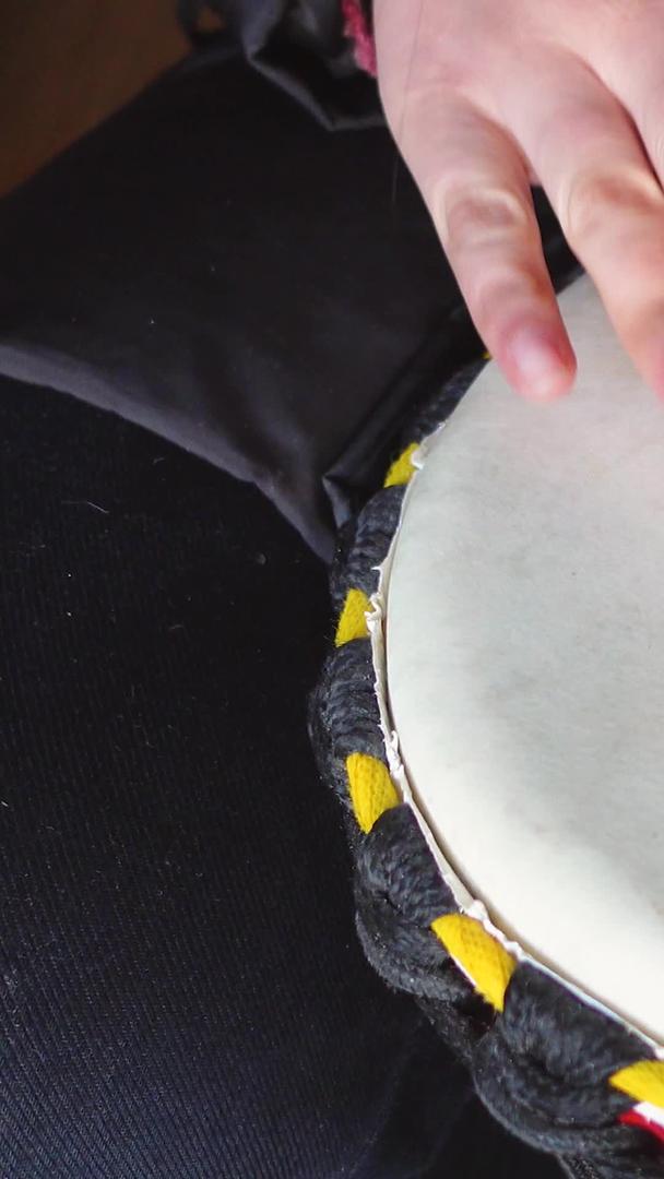 中国传统民族乐器手鼓表演艺术素材视频的预览图