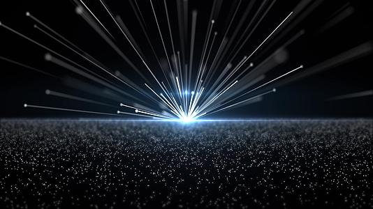 大气震撼粒子光线舞台背景视频的预览图